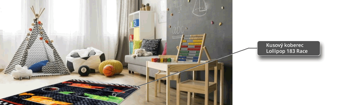 Dětský pokoj inspirace - fotogalerie koberců v dětském pokoji